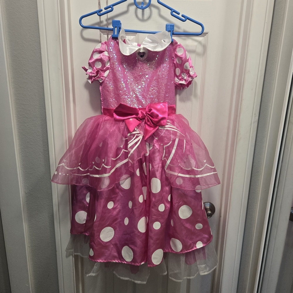 Disney Minnie Mouse Dress Nwot Size S 5/6